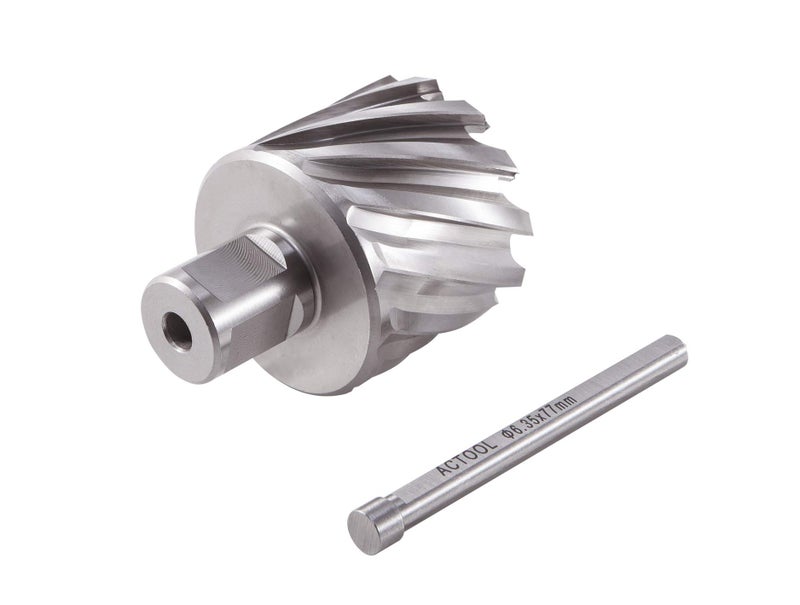 ACTOOL 1-3/4" Diameter Ã— 1" Depth of Cut HSS ANNULAR Cutter with 3/4'' Weldon Shank - Image 4